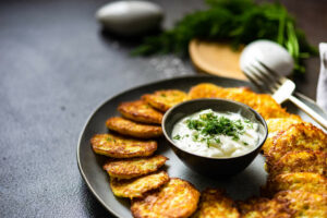 Aardappel Uien Pannenkoekjes