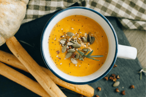 Romige Pompoensoep Met Gember